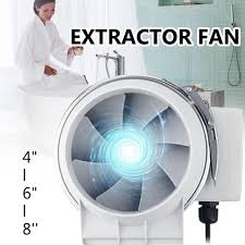 The fan is also very quiet you can hear that it is on but it is definitely not loud. Silent Inline Pipe Duct Fan Strong Ventilation System Extractor Exhaust Fan For Kitchen Bathroom Buy At A Low Prices On Joom E Commerce Platform