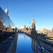 Beautiful Hotels On Instagram The W Hotels Rooftop Pool In Amsterdam Definitely Worth A Visit Courtesy Of Beautiful Hotels Amsterdam Hotel Rooftop Pool