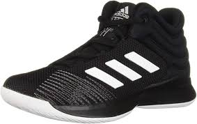 Black And White Adidas Basketball Shoes Amazon Com Adidas Unisex Pro Spark 2018 Basketball Shoe Black White Grey 4 5 M Us Big Kid R White Basketball Shoes Best Basketball Shoes Basketball Shoes