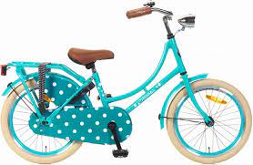 Popal Omafiets 18 Zoll Madchen Rucktrittbremse Turkis Kinderfahrrad Rucktritt Turkis