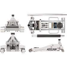 Blackline By Arcan 3 Ton Aluminum Quick Rise Low Profile Service Floor Jack Model Alj3tb Floor Jack Floor Jacks Swivel Caster Wheels