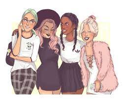 Girl Group Bff Drawings Drawings Of Friends Girls Support Girls Let's celebrate the iconic character with our favourite chandler bing moments below. girl group bff drawings drawings of