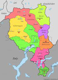 map of ticino ticino map types of maps