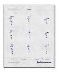 These Long Division Worksheets Have Quotients With Remainders Each Worksheet Includes Detailed Expande Division Worksheets Multiplication Worksheets Decimals