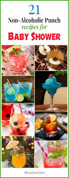 21 Yummy Non Alcoholic Punch Recipes For Baby Shower Baby Shower Drinks Girl Non Alcoholic Punch Baby Shower Punch