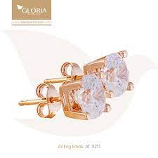Anting Emas Mata Satu Ulir Model Solitaire Goldearrings Goldstuff Gold Goldjewelry Jewelry Earrings Anting Emas Liontin