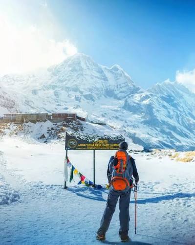 📍Annapurna Base Camp (4130M) Started the 7 days trek from Nayapool Those  who know.. know Photo from @lalitchoudharyy #nepal #mountain #trekking # annapurnabasecamp #NepalThePlanet
