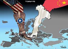 These kinds of blustery encounters have become common over the past several years in these disputed waters. Usa Vs China In Europe Cartoon Movement