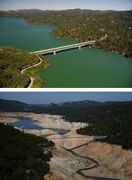 In 1968, it was inundated by lake oroville. California Drought Before And After Photos Show Falling Water Levels In Lakes And Reservoirs