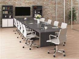 Regardless of the shape or style, you'll want to find a conference table that fits into your space and has the proper capacity for your most frequent meetings. Contemporary Conference Table Office Furniture Warehouse