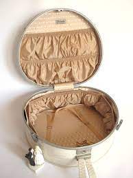 Vintage Samsonite Silhouette 1520 Round White Suitcase Hat Box Etsy Samsonite Suitcase Vintage