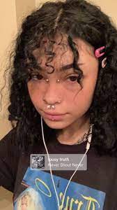 Curlyhairstyles Aesthetic Cur Face Piercings Curly Hair Styles Hair Styles