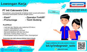 Check spelling or type a new query. Lowongan Kerja Indogrosir Indomaret Group Solo Berbagai Posisi September 2019 Loker Swasta
