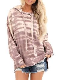 Black And White Tie Dye Hoodie Wholesale Malaven Womens Fall Warm Long Sleeve Fleece Tie Dye Side Slits Hooded Loose Casual Tunic Sweatshirts And Sky Blue Tie Dye Tie Dye Long Sleeve Drawstring Hoodie