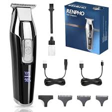 Barbers starting their profession in pursuit of mastering their art and bringing smiles to their clients. Professional Cordless Hair Trimmer Renpho