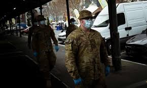 But both films brim with wonderful concepts there's also a zombie tiger, and an undead alpha king and queen. Very Dead Army And Police Patrol The Deserted Streets Of Coronavirus Stricken Melbourne Melbourne The Guardian