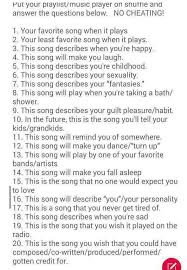 Music Shuffle Game Music Challenge Mood Songs Song Challenge