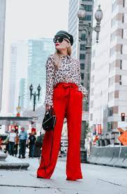 Red Wide Leg Pants Fall Style The Hunter Collector Red Wide Leg Pants Red Pants Red Pants Outfit