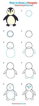 How To Draw A Penguin In A Few Easy Steps Easy Drawing Guides Pinguin Zeichnen Kinder Zeichnen Zeichnen Lernen Drawing is a complex skill, impossible to grasp in one night, and sometimes you just want to draw.