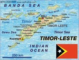 Yang ini timor leste bisa minta tolong rundingkan dengan indonesia, malaysia, singapura enklave oecusse tidak akan menjadi enklave lagi. Map Of Timor Leste East Timor Country Welt Atlas De
