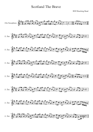 In one gesture, add personalised annotations (fingering, nuances, etc.) to your interactive score. Scotland The Brave Sheet Music For Saxophone Alto Solo Musescore Com