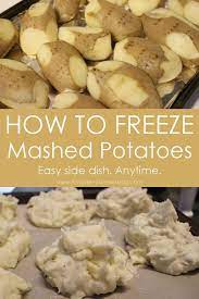 The Easiest Way To Freeze Mashed Potatoes With Video Instructions Recipe Food Food Saver Freezing Mashed Potatoes