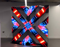 Custom LED Display for VMLY&R In The Shape Of A Snowflake