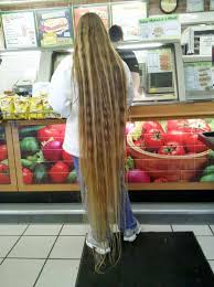 Hair Flooring The Longest Of Long Hair The Haircut Web Long Hair Styles Long Hair Care Extremely Long Hair