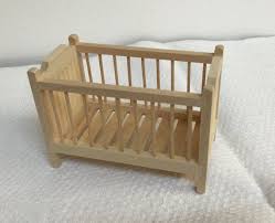 A solid wood crib is the best type of cribs you could get for. Dollhouse Miniature Nursery Crib Baby Bed 1 12 Scale Etsy Baby Doll Crib Doll House Doll Crib