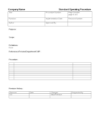 Standard Operating Procedure Template Download This Standard Operating Procedure Standard Operating Procedure Template Standard Operating Procedure Examples