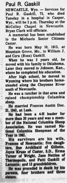 Paul Ross Gaskill (1913-1988)