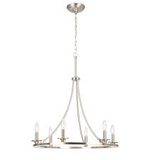 At lowe's, we carry chandelier lighting options in a range of sizes, styles, colors and materials. Empire Glam Chandeliers At Lowes Com