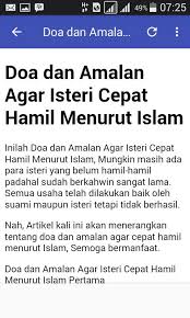 Insya allah dengan memperbanyak doa yang pertama adalah doa supaya cepat hamil. Amalan Cepat Hamil For Android Apk Download