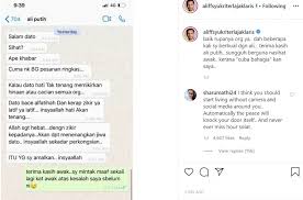 Instagram/aliff alli khanaktor aliff alli khan. Dato Aliff Syukri Shares Latest Conversation With Ali Puteh On Ig