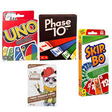 Some classes can be broken down into anywhere between three and 40 decks, with anywhere between 15 and 400 cards in each. Spar Set 169882 Mattel 4er Set Kartenspiele Uno Skip Bo Phase 10 Und Snappy Dressers Rappelkiste Spielwaren