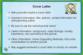 A cover letter is at least as important as a resume in helping you land an interview for the job you want. Getting Your Manuscript Published Practical Tips For Preparing