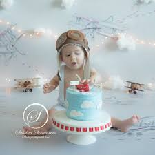 Attractive 1st Birthday Cake For 1 Year Old Boy 1st Birthday Party Airplanes Heidihopedesignpartner Vintage Airplane Birthday Party Planes Birthday Party Baby Boy 1st Birthday Party