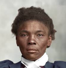 From my glass negative collection, this portrait taken by photographer W.  J. Ramsey in Gainesville, Georgia, from the 1910s shows a young woman  posing playfully with a tennis racket.