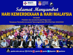 Bersyukur kita menjadi rakyat malaysia, bumi bertuah indah permai, 64 tahun kita merdeka. Selamat Menyambut Hari Kemerdekaan Hari Malaysia Persatuan Pentadbir Uitm