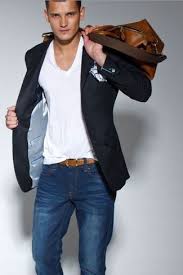 Black Blazer With Blue Jeans Men Get This Look For 108 Mens Fashion Mens Outfits Menswear