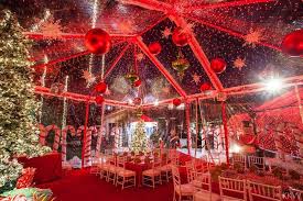 A Definitive Ranking Of The Most Over The Top Parties The Kardashians Have Ever Thrown Christmas Party Themes Party Tent Decorations Christmas Party
