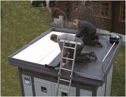 Epdm Dachfolie Fur Gartenhauser Gartenhaus Dach Flachdach Gartenhaus Und Gartenhaus