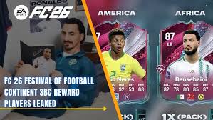 FC 26 Festival of Football Continent SBC Reward Players Leaked