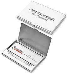 Engravable corporate gifts, engravable promotional items, engravable promotional. Amazon Com Polished Silver Pocket Business Card Holder For Men And Women Custom Engraved Business Card Case With Free Personalization Office Products
