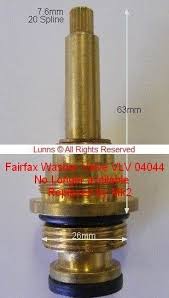 Drain valve washer replacement, service. Bristan20 Mk2 Fairfax 20 Spline Replacement Washer Valve Vlv 04044mk2 Bespoke Part