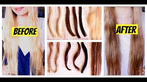 At the very final stages of color, pull dye through to break the line only (not all the way to the ends). How To Naturally Darken Your Hair With Coffee Tried On Different Hair Colors Beautyklove Youtube