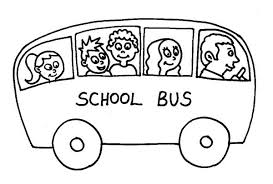 A Small School Bus On A Ride Coloring Page Kids Play Color In 2020 Unicorn Coloring Pages School Bus Drawing Coloring Pages