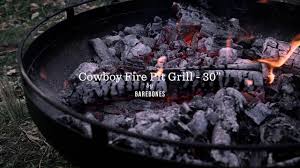 Browning cowboy fire pit grill. Cowboy Fire Pit Grill By Barebones Youtube