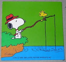 Fishing Snoopy Snoopy Cartoon Snoopy Pictures