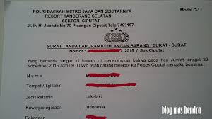 Laporan tindak pidana sendiri merupakan hak bagi korban dan kewajiban bagi yang melihat kepada pejabat yang berwenang. Cara Membuat Surat Laporan Kehilangan Dari Kepolisian Blog Mas Hendra